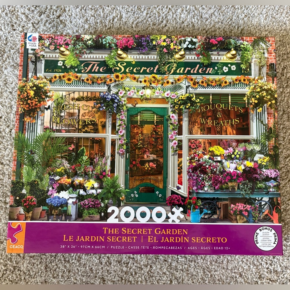 The Secret Garden Puzzle - Multicolor